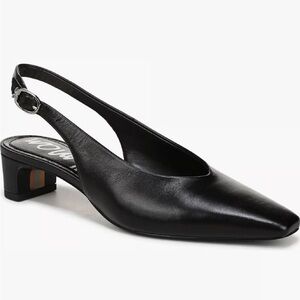 Classic Black Slingback Heels